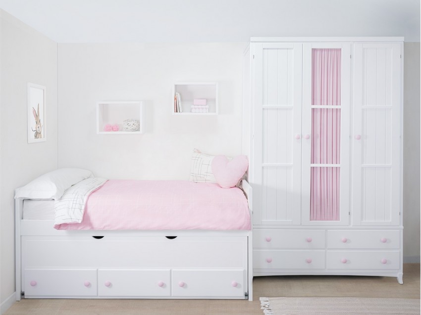 Dormitorio para niñas Compacto Lineal 